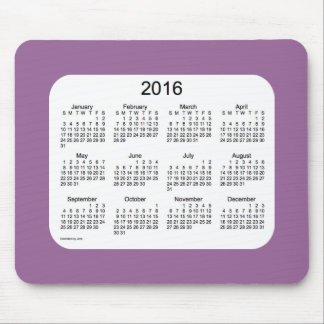 2016 Lavender Calendar by Janz Mousepad
