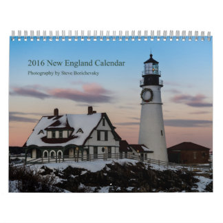 2016 New England Calendar