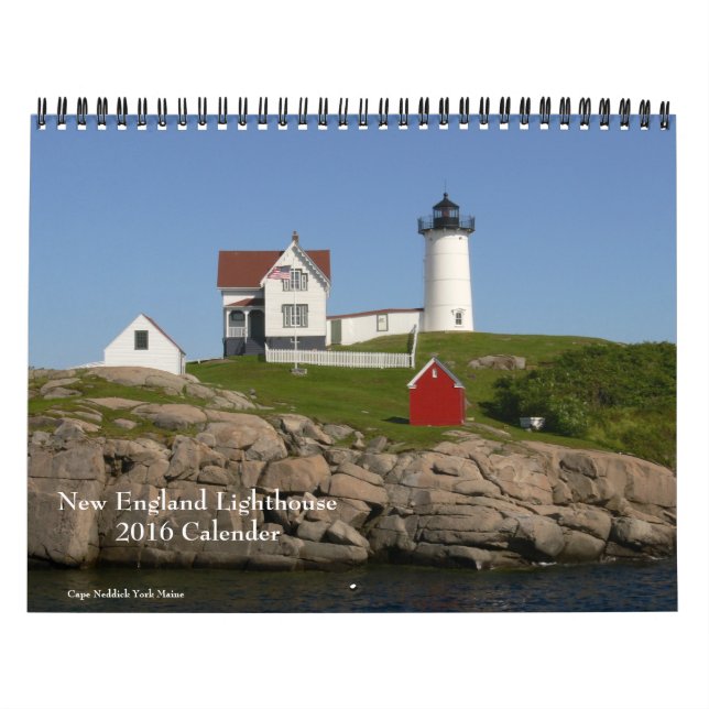 2016 New England Lighthouse-Calendar Calendar (Cover)