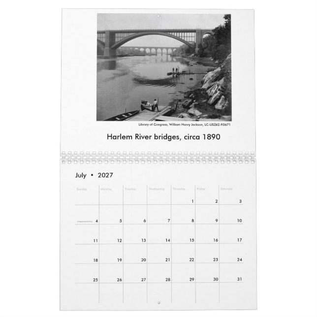 2016 Old Images of New York Calendar (Jul 2027)