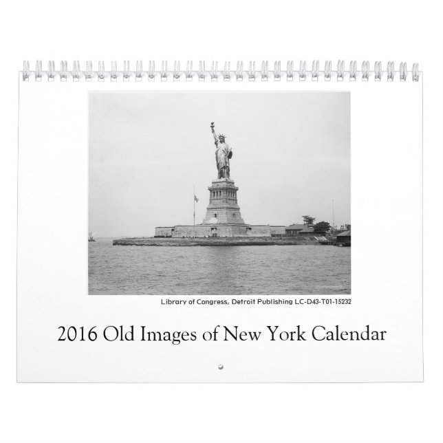 2016 Old Images of New York Calendar (Cover)