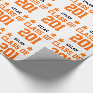 2016 or Any Year Class Of New Grad with Stars V17Z Wrapping Paper