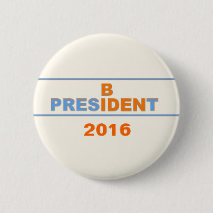 2016 President Biden 6 Cm Round Badge