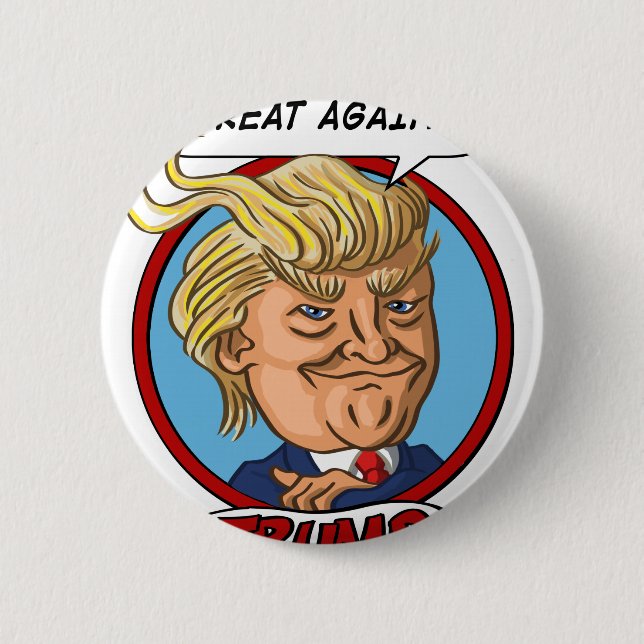 2016 Presidential Election 6 Cm Round Badge (Front)