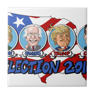 2016 Presidential Election Ceramic Tile