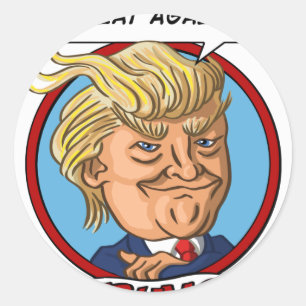 2016 Presidential Election Classic Round Sticker