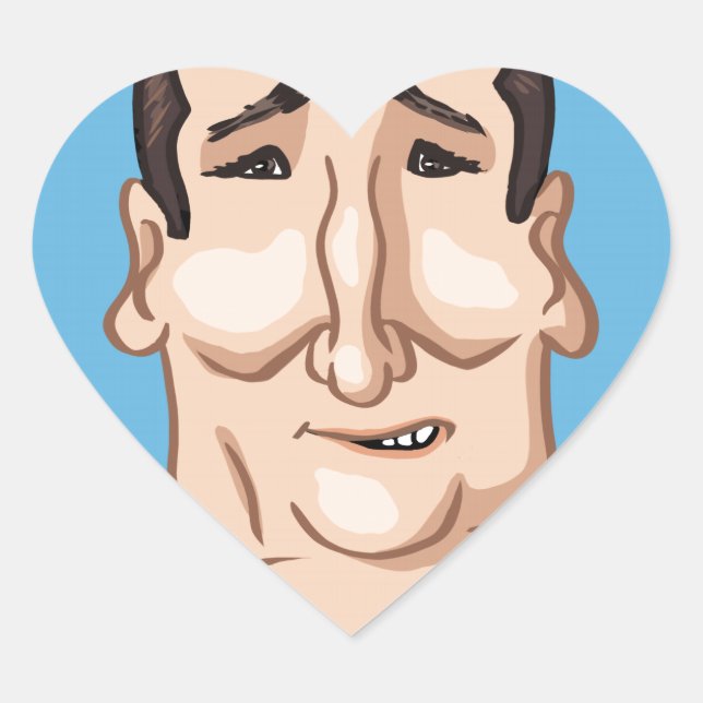 2016 Presidential Election Heart Sticker (Front)