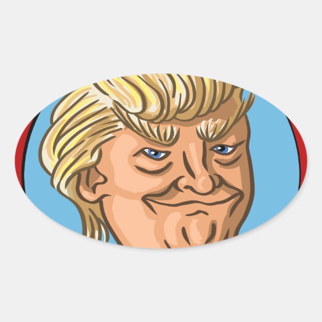2016 Presidential Election Oval Sticker (Front)