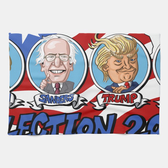 2016 Presidential Election Tea Towel (Horizontal)