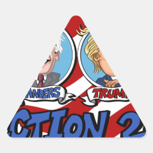 2016 Presidential Election Triangle Sticker