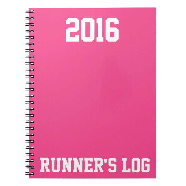 2016 Runner's Log: Running Activity & Training Notebook (Front)