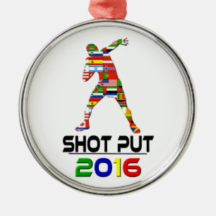 2016:Shot Put Metal Tree Decoration