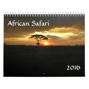 2016 Tanzania Safari Calendar