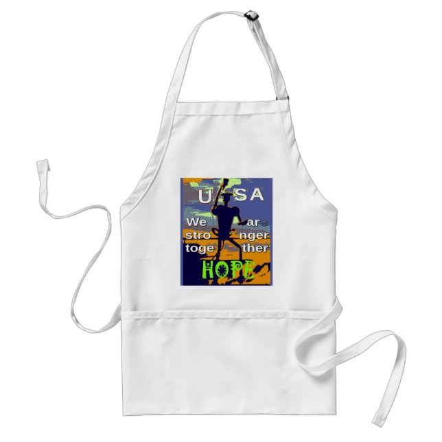 2016 US election Hillary Clinton hope Stronger Tog Standard Apron (Front)