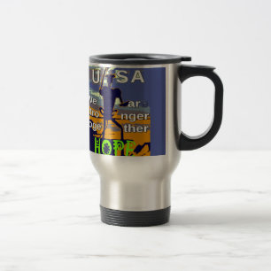 2016 US election Hillary Clinton hope Stronger Tog Travel Mug