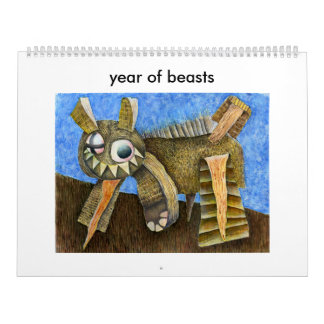 2016 year of beasts calendar