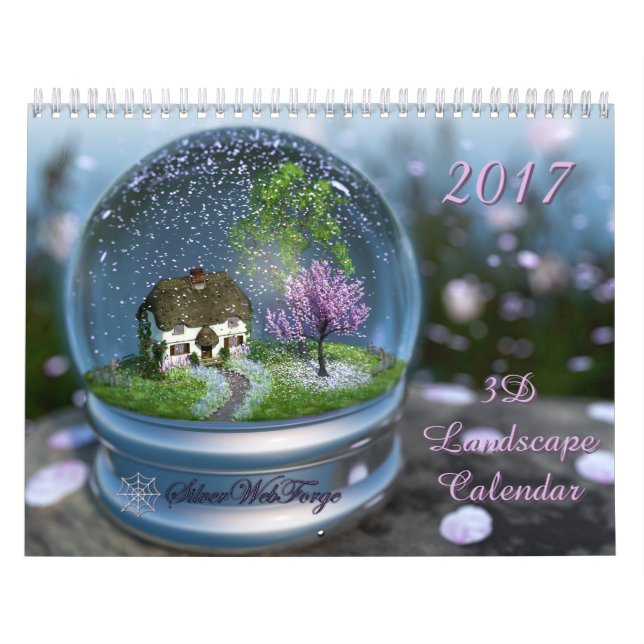 2017 3D Landscape Calendar (Cover)