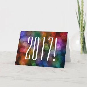 2017 bokeh holiday card