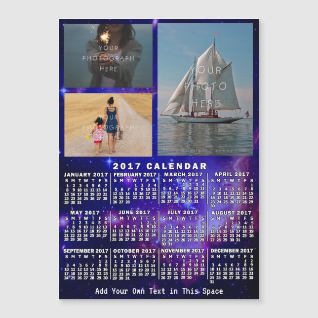 2017 Calendar (See Description for New Version)  (Front)