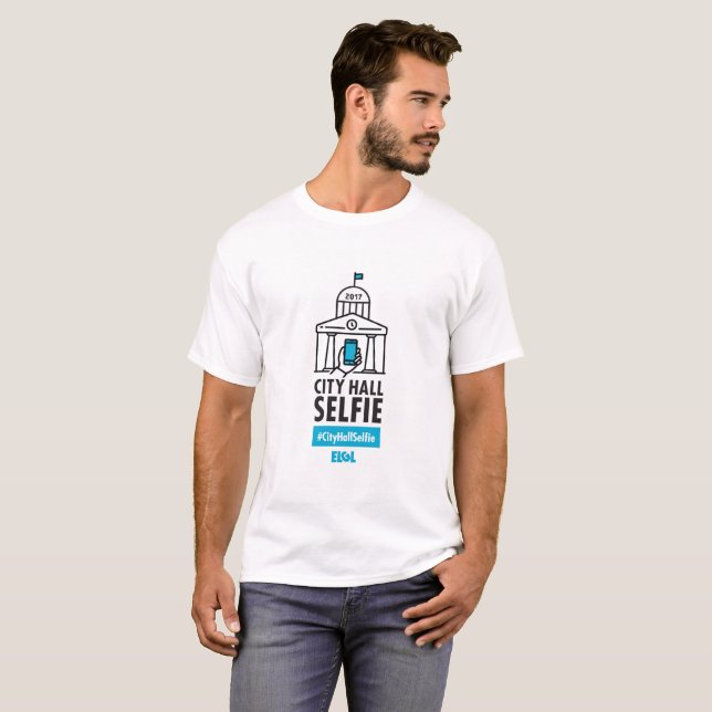 2017 #CityHallSelfie T-Shirt (Front Full)