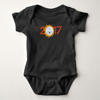 2017 Emoji Moon Total Solar Eclipse Baby Bodysuit