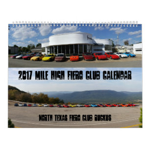 2017 Fiero Calendar