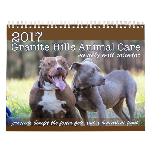 2017 GHAC monthly wall calendar (Cover)