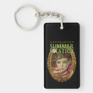 2017 Greensboro Summer Solstice Festival Keepsake Key Ring
