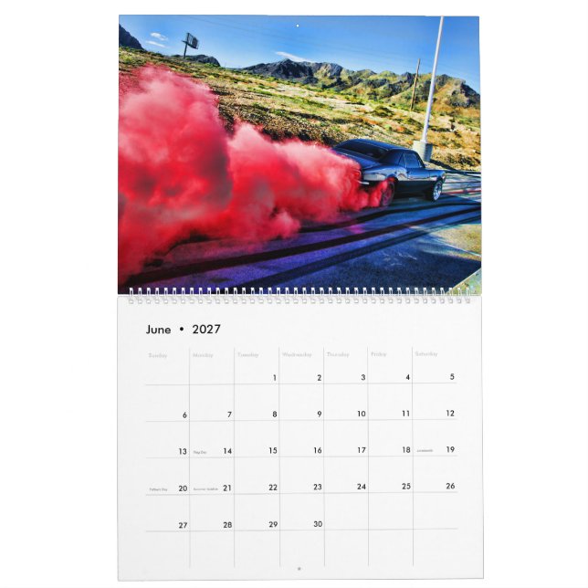 2017 Horsepower Hotrod Calendar (Jun 2027)