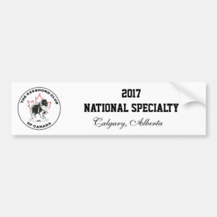 2017 KCC National Speciality Bumper Sticker