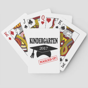 2017 Kindergarten Nailed It Playing Cards