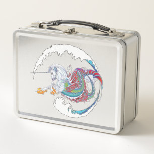 2017 Mink Chef Hippicorn Metal Lunch Box