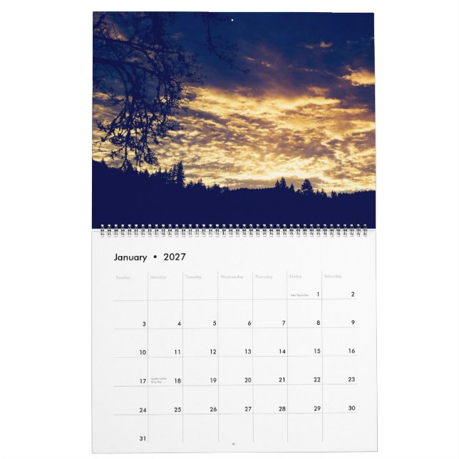 2017 Nature Calendar (Jan 2027)