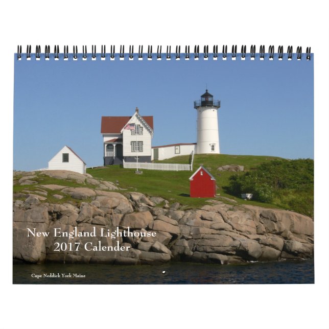 2017 New England Lighthouse-Calendar Calendar (Cover)