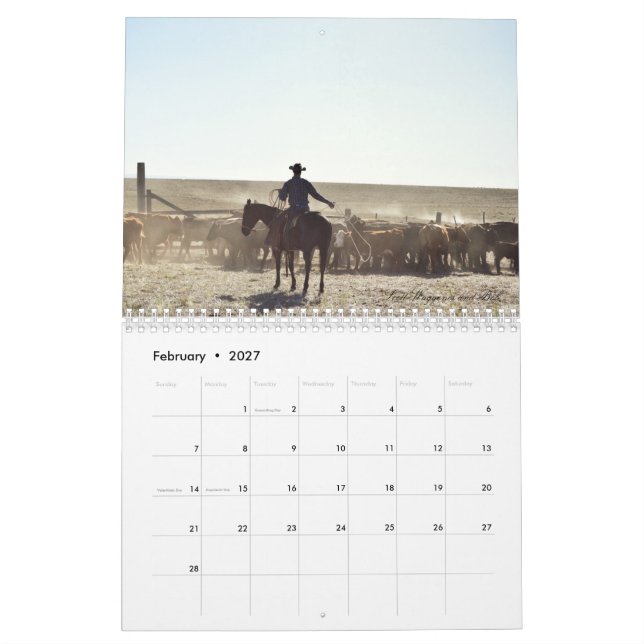 2017 Rocking Lazy A Photography Calendar (Feb 2027)