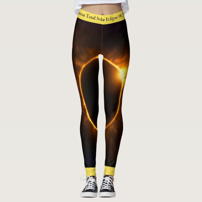 2017 Solar Eclipse LeggingsSolar Leggings (Front)