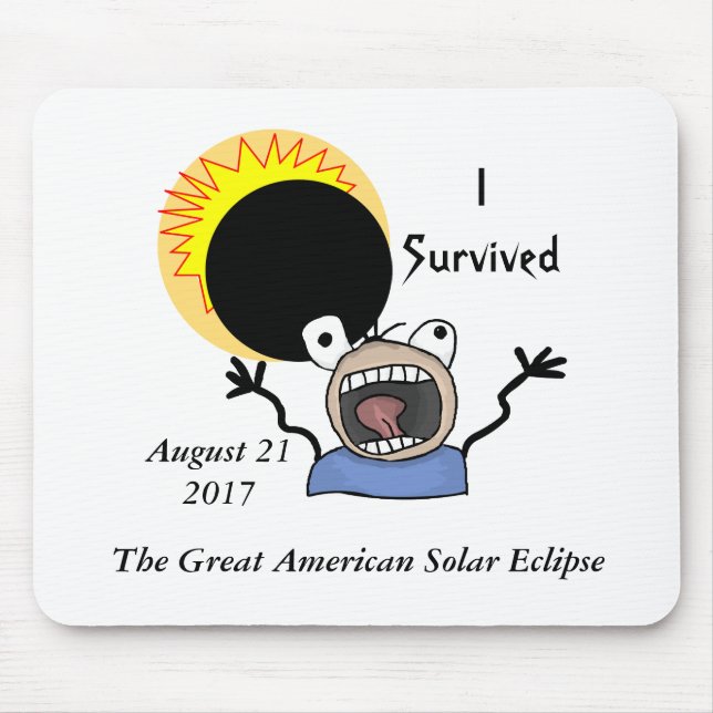 2017 Solar Eclipse Survival Edition Mouse Pad (Front)