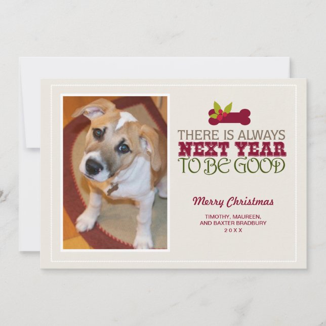 2017 There is Always Next Year | Holiday PhotoCard (Front)