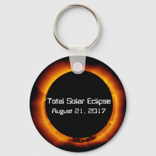 2017 Total Solar Eclipse Key Ring