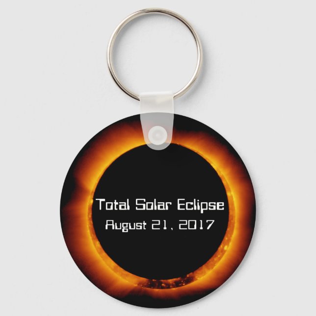 2017 Total Solar Eclipse Key Ring (Front)