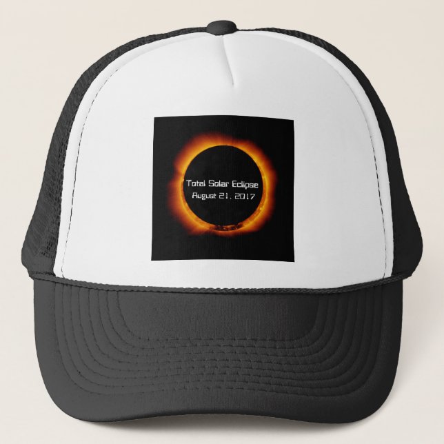 2017 Total Solar Eclipse Trucker Hat (Front)