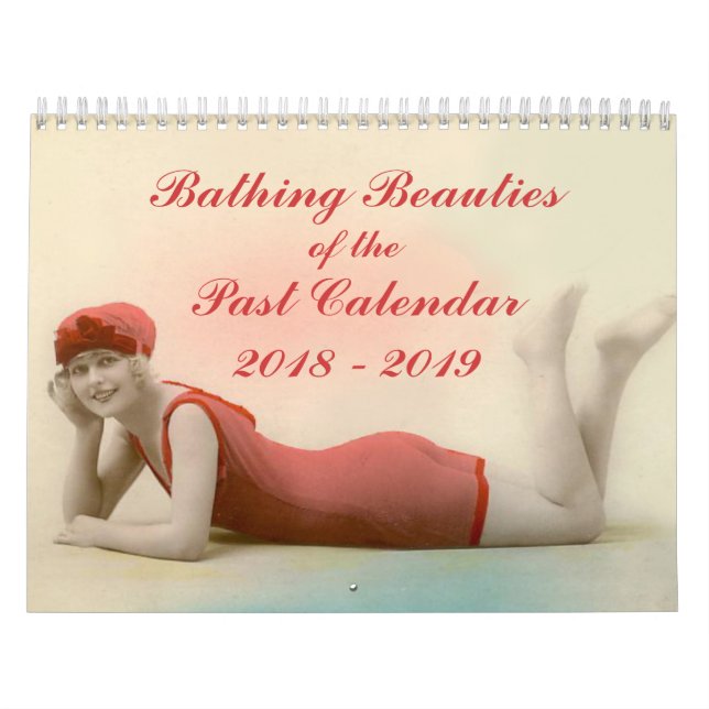 2018 - 2019 Bathing Beauties of the Past Calendar (Cover)