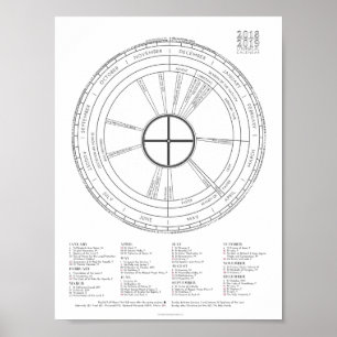 2018-2019 Colour-the-Year Liturgical Calendar NEW! Poster