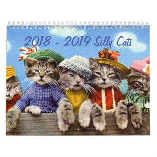 2018 - 2019 Silly Cats Calendar
