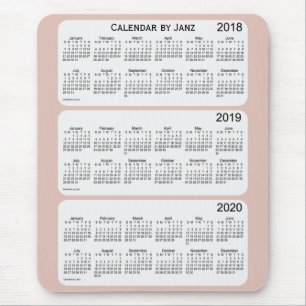 2018-2020 Thistle Calendar by Janz Mouse Pad
