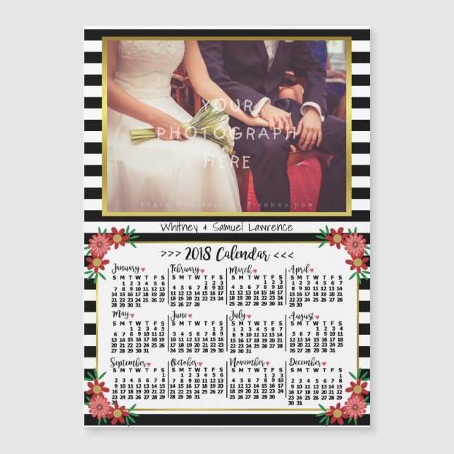 2018 Calendar (See Description for New Version)  (Front)