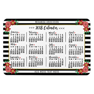 2018 Calendar (See Description for New Version)  Magnet