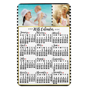 2018 Calendar (See Description for New Version)  Magnet