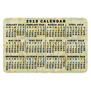 2018 Calendar (See Description for New Version)  Magnet