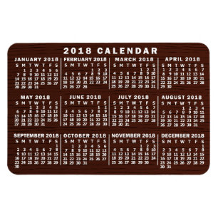 2018 Calendar (See Description for New Version)  Magnet